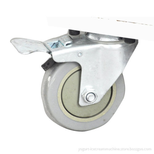 3 Flavor Soft Serve Yogurt Ice Cream Machine, Table Top Frozen Yogurt Making Equipment With Counting Display